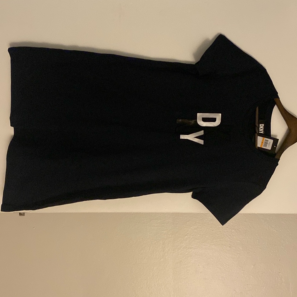 Navy Blue Dkny Tshirt Dress